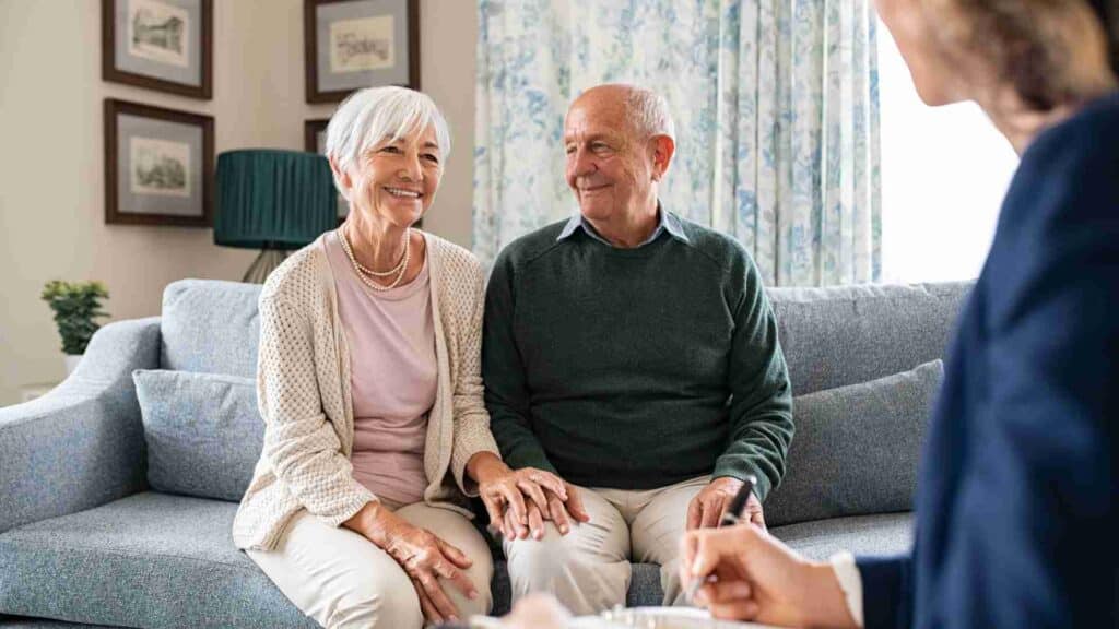 Couple learning about the benefits of trusts for estate and financial planning